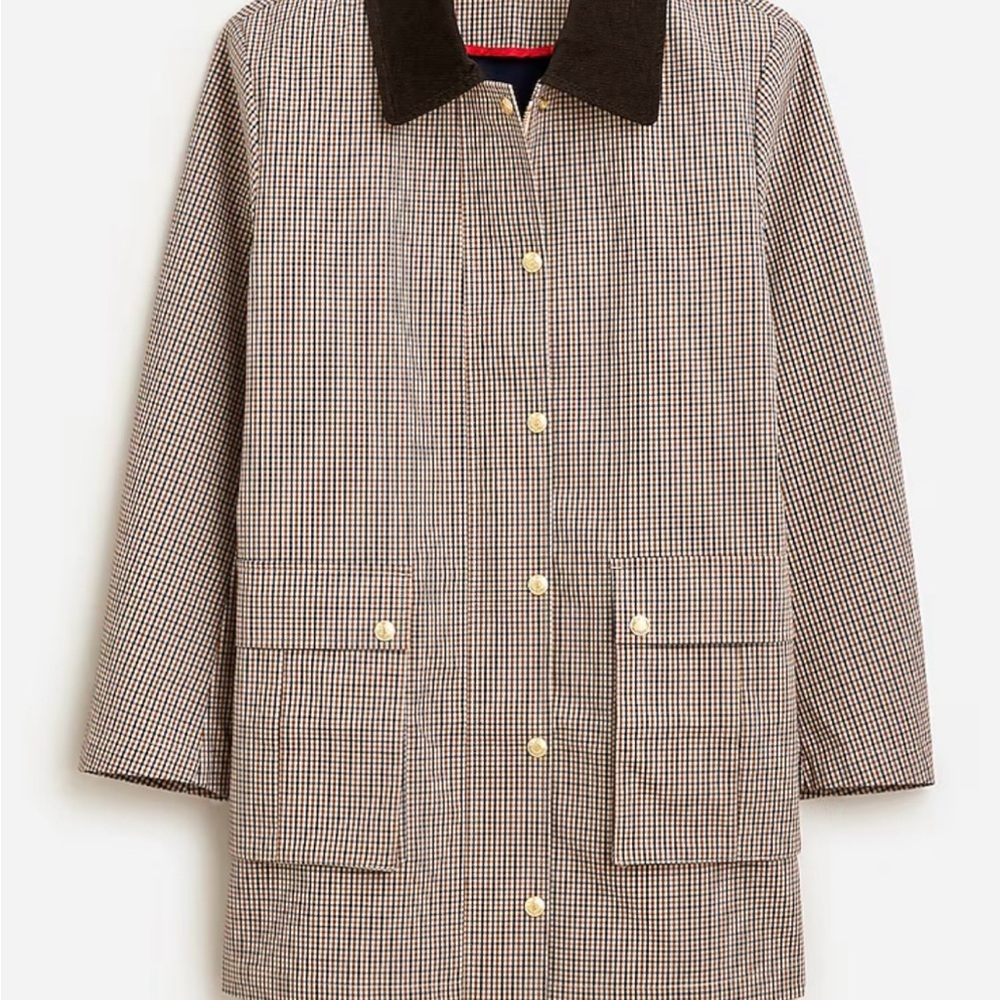 J.Crew Heritage Barn Jacket in Plaid SZ M Pre-Owned